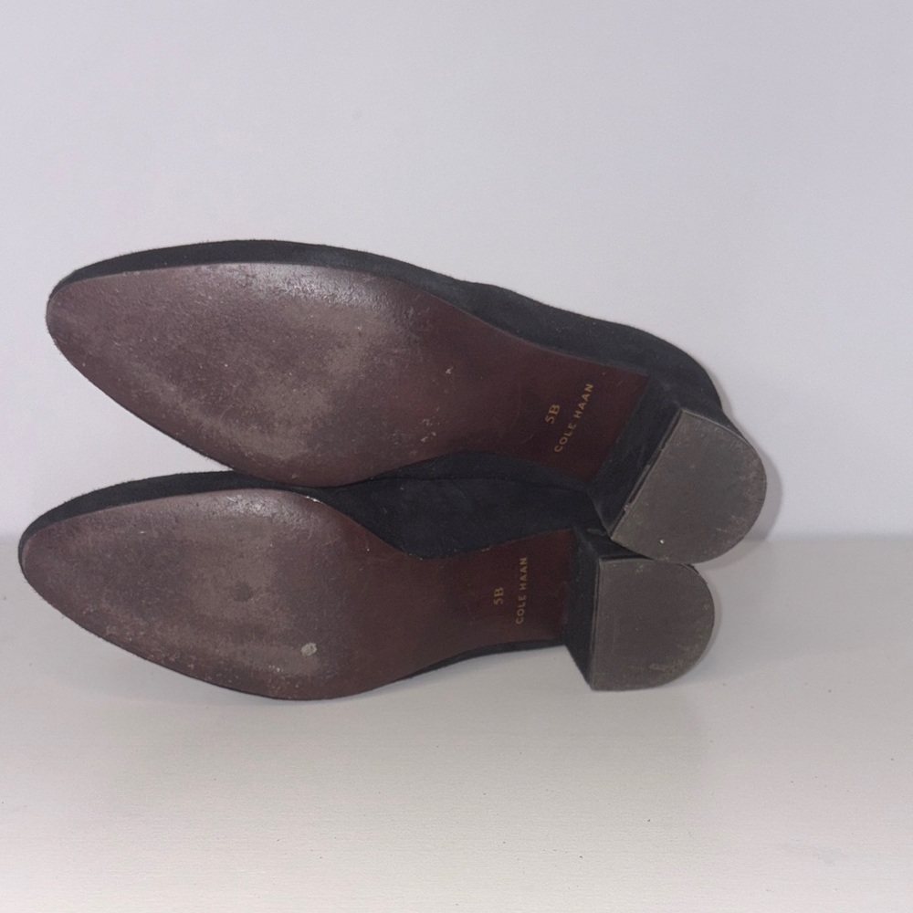 Cole Haan Women's Black Suede Heels - Picture 6 of 6